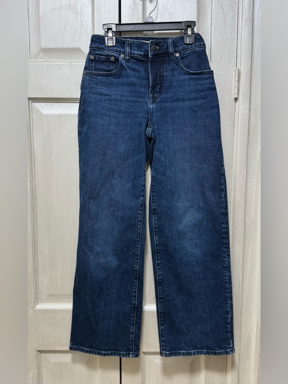 Madewell Women 23P Blue Denim The Perfect Vintage Wide-Leg Jean Ins 27”